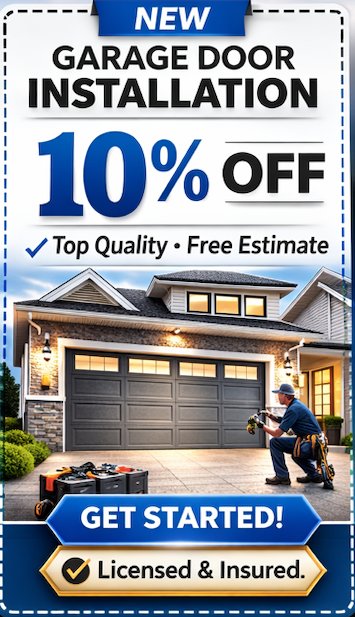 Coupon - New Garage Door Installation 10% Off